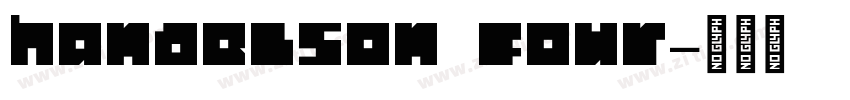 handelson four字体转换